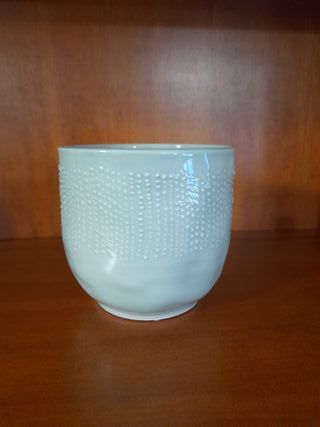 Vaso in ceramica verdino