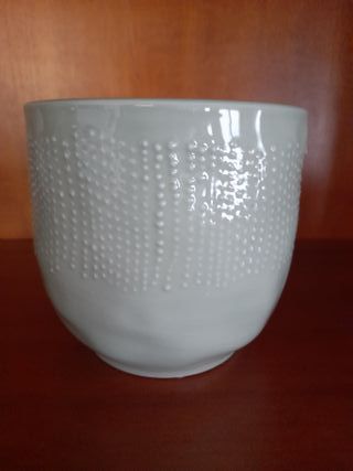 Vaso in ceramica verdino