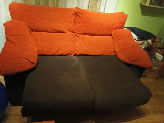 Sofá 2 plazas extraíble tela