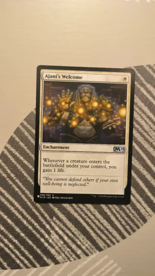 Carta Recibimiento de Ajani MTG