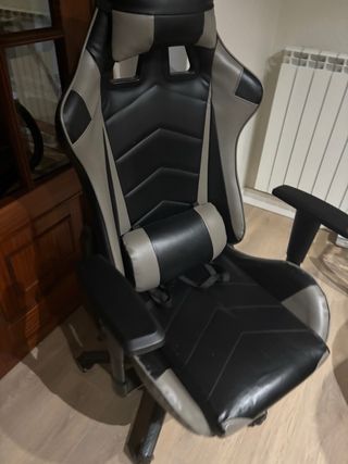 Silla Gaming Negra y Gris