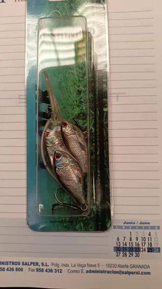 Cebo de pesca señuelo doble