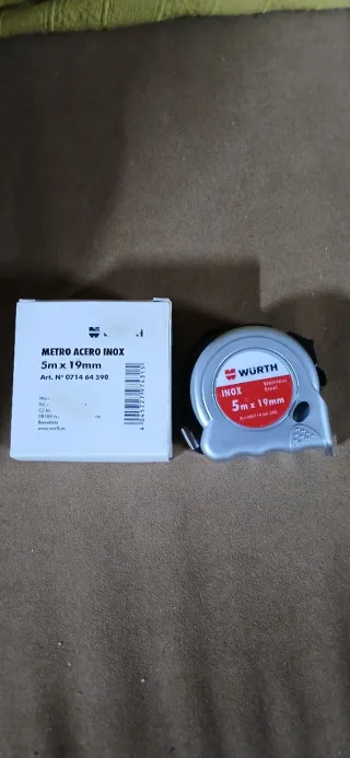 Flexómetro Inox 5m x 19mm