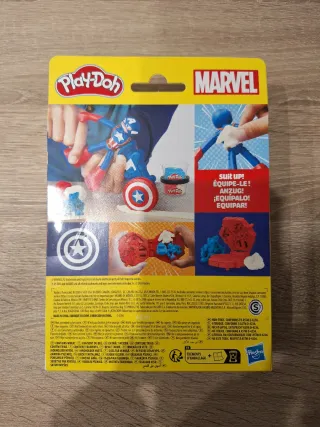 Play-Doh Marvel Capitán América Escudo Sello