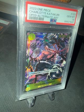 One Piece Charlotte Katakuri OP03 Alt Art PSA 10