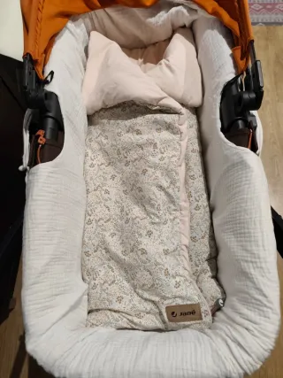 Saco Jane capazo silla bebé estampado floral