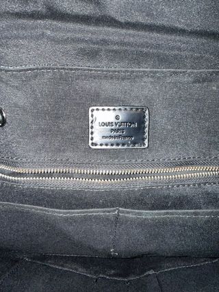 Mochila Louis Vuitton Damero Gris Negra