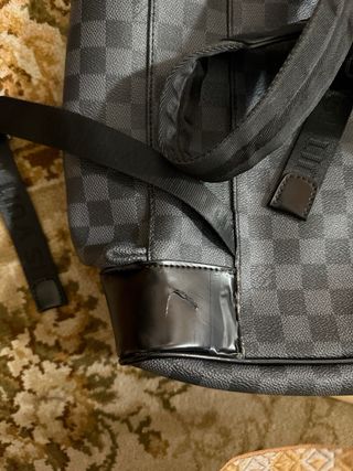 Mochila Louis Vuitton Damero Gris Negra