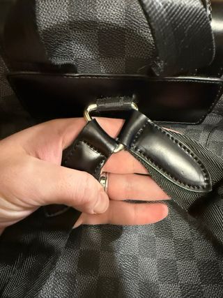 Mochila Louis Vuitton Damero Gris Negra