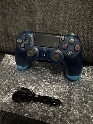 PS4 contralador pc Azul transparente