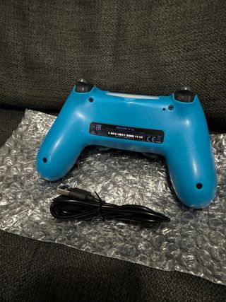 PS4 contralador pc Azul transparente