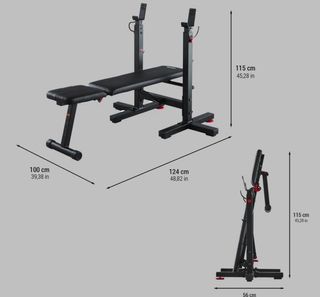 Banco de pesas Corength plegable