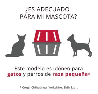Transportín para mascotas gris y amarillo