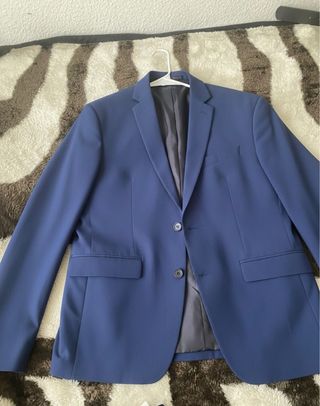 Traje ZARA Azul Slim Fit Talla 52