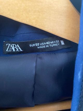 Traje ZARA Azul Slim Fit Talla 52