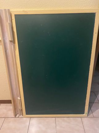 Pizarra tiza c/marco 120 cm x 80 cm