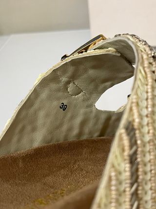 Ciabatte donna Cafènoir Tg 39 Beige/Oro