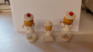 Set 3 Decorazioni Natale Legno