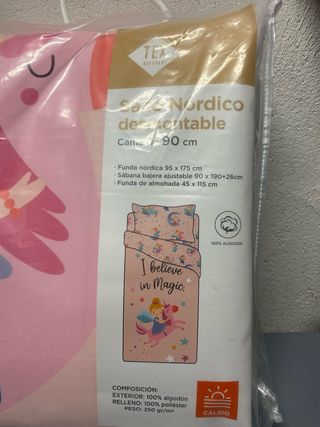 Funda Nórdica Unicornio Mágico 90cm