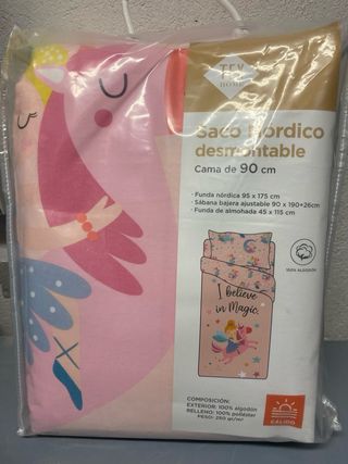 Funda Nórdica Unicornio Mágico 90cm