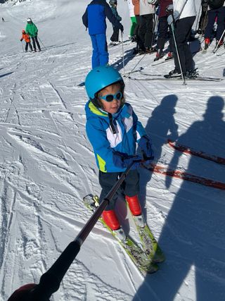 Sci 80cm + Scarponi Salomon Taglia 27/28 Bambini 4-7