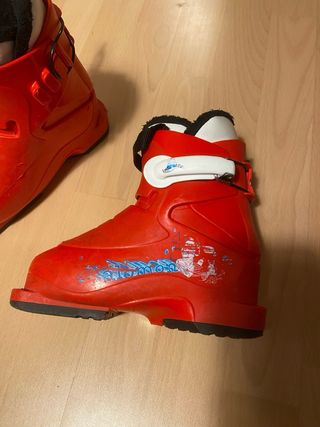 Sci 80cm + Scarponi Salomon Taglia 27/28 Bambini 4-7