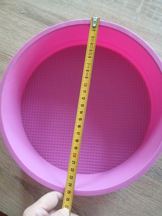 Stampo torta flessibile rosa