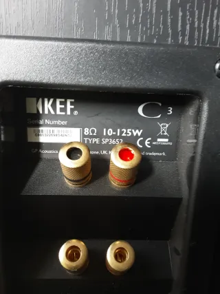 Altavoces KEF C3 Negros