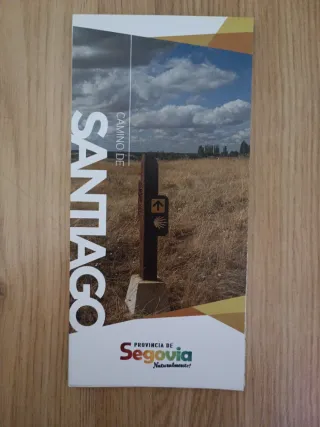 Mapa del Camino de Santiago por Segovia