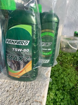 2 Litros de Aceite FANFARO MAX 7 75W-80 GL-4