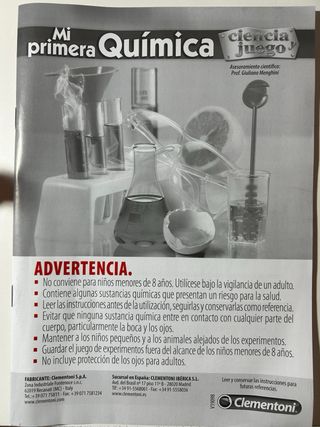 Mi Primera Química Clementoni