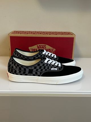 Scarpe Vans Checkerboard Nere Grigie Tg 45