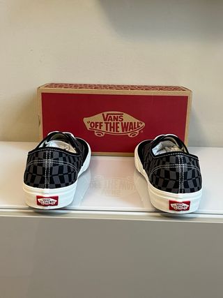 Scarpe Vans Checkerboard Nere Grigie Tg 45