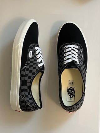 Scarpe Vans Checkerboard Nere Grigie Tg 45