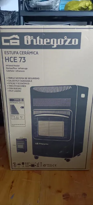 Estufa de gas Orbegozo