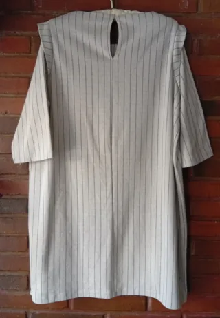 Vestido Venca Talla XL Rayas Finas