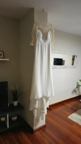 Vestido de Novia Moderno Talla 36