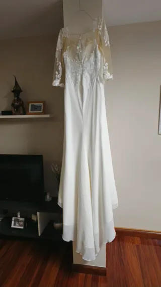 Vestido de Novia Moderno Talla 36