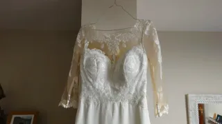 Vestido de Novia Moderno Talla 36
