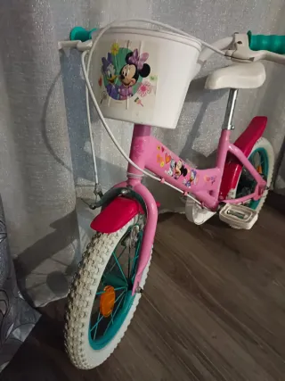 Bicicleta niña 14 con ruedines