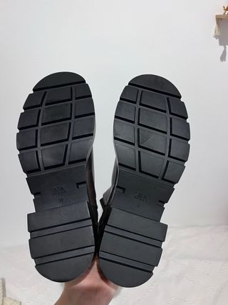 Botas Chelsea Marrones Zara