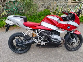 BMW R1200S Rojo y Plata