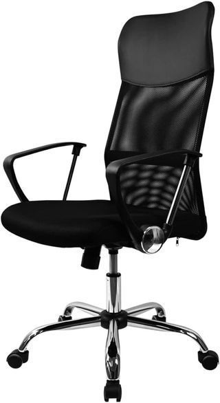 Silla de oficina ergonómica negra