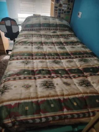 Edredón estampado para cama individual