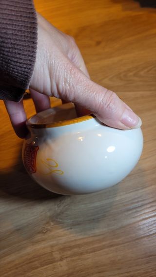 Jarrón de cerámica con tapa Jerez