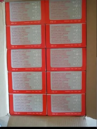 Guantes de látex Newmar Talla S. Últimas unidades