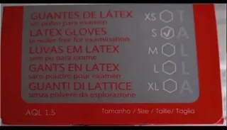 Guantes de látex Newmar Talla S. Últimas unidades