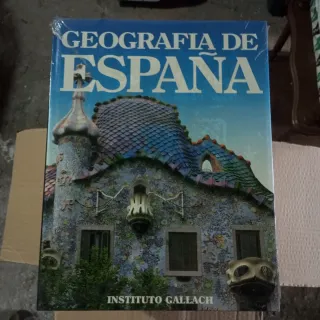 14 libros Geografía de España, gran formato.