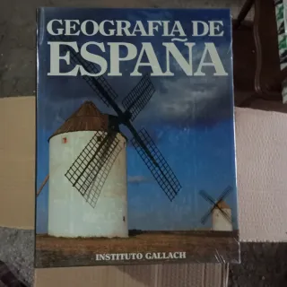 14 libros Geografía de España, gran formato.