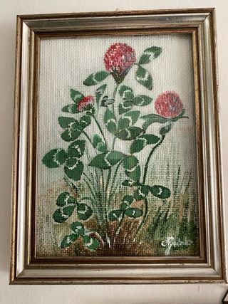 Quadretti decorativi con dipinti di fiori